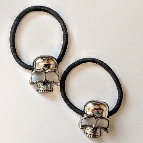 Accessories - Human Skull Hair Tie set of 2 ties Accessories - Human Skull Hair Tie set of 2 ties
